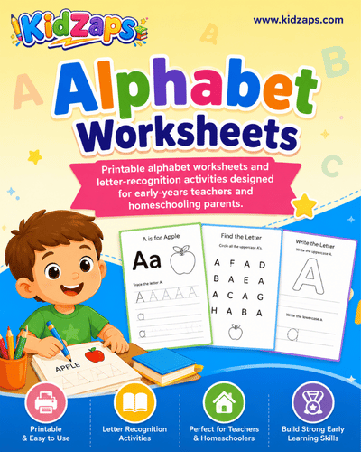 Alphabet Worksheets worksheet preview
