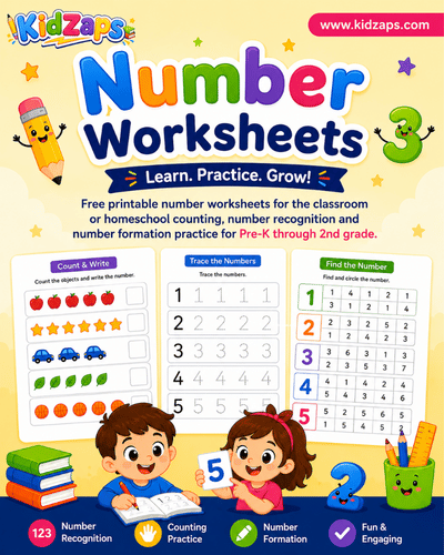 Number Worksheets worksheet preview