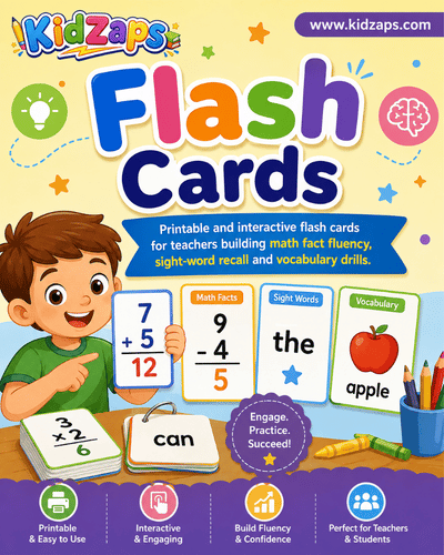 Flash Cards worksheet preview