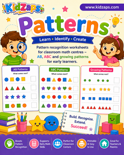 Patterns worksheet preview