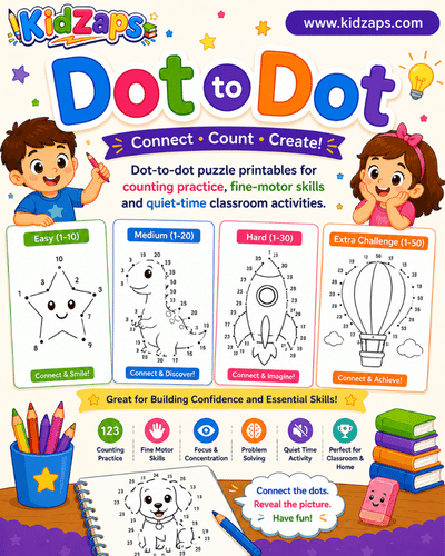Dot to Dot worksheet preview
